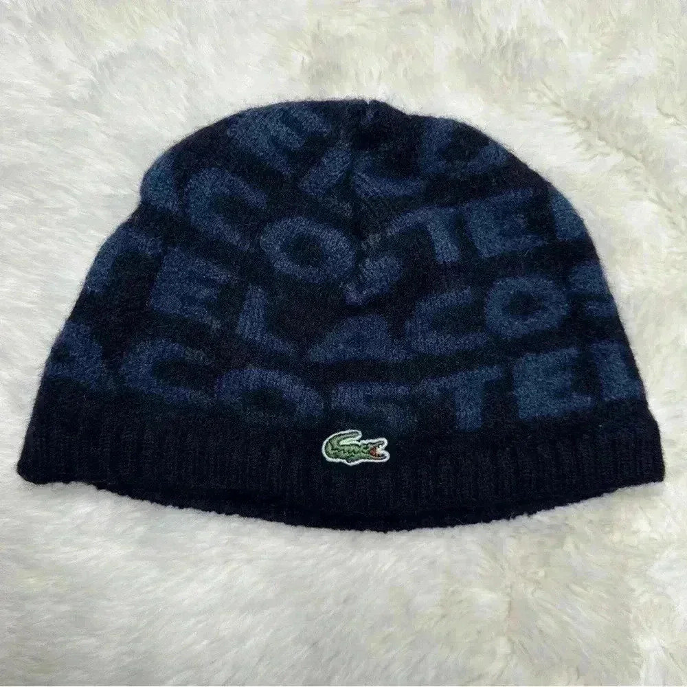 Lacoste Winter Hat Blue Size 1-2 Years